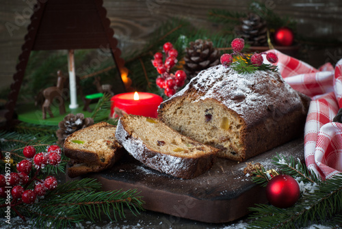 Stollen - traditional Christmas cake