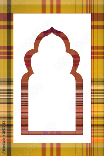 Fabric pattern material design background islamic concept