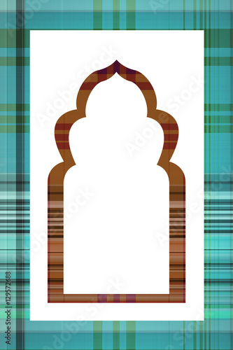 Fabric pattern material design background islamic concept