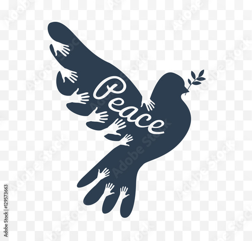 dove icon as the concept
