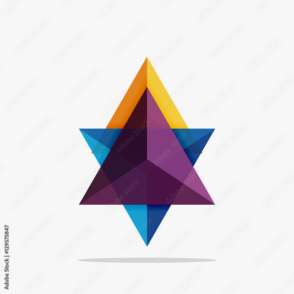 Blank triangle layout business template Blank triangle layout business template