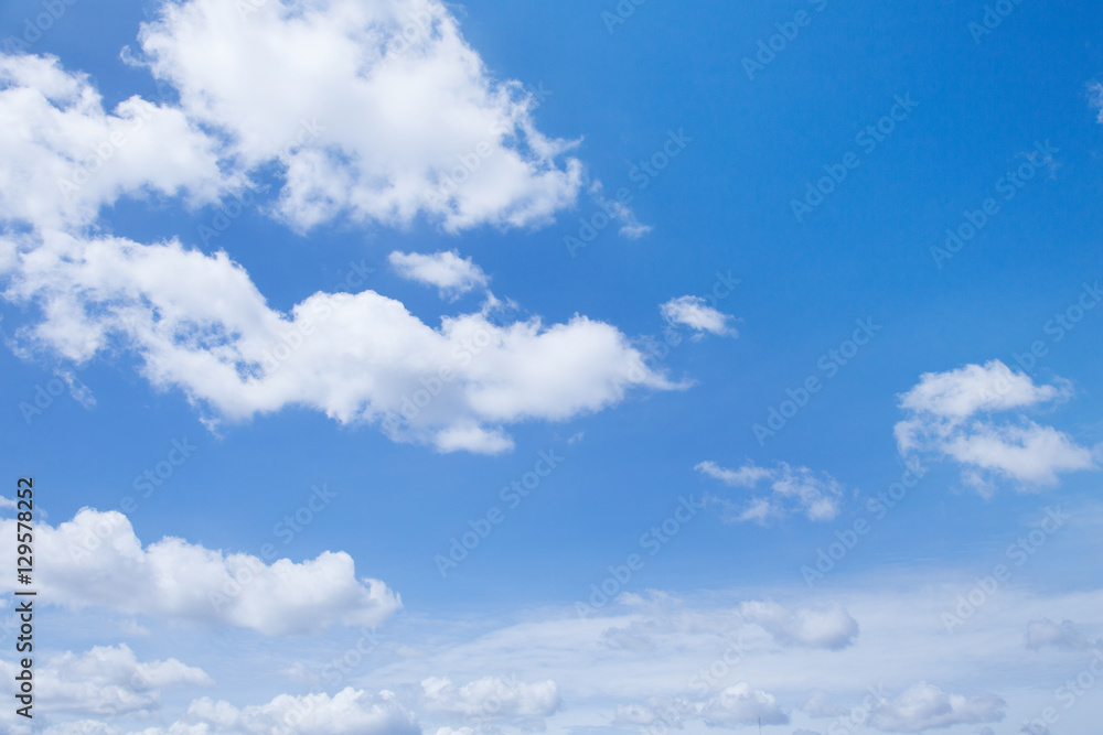 Obraz premium blue sky with clouds