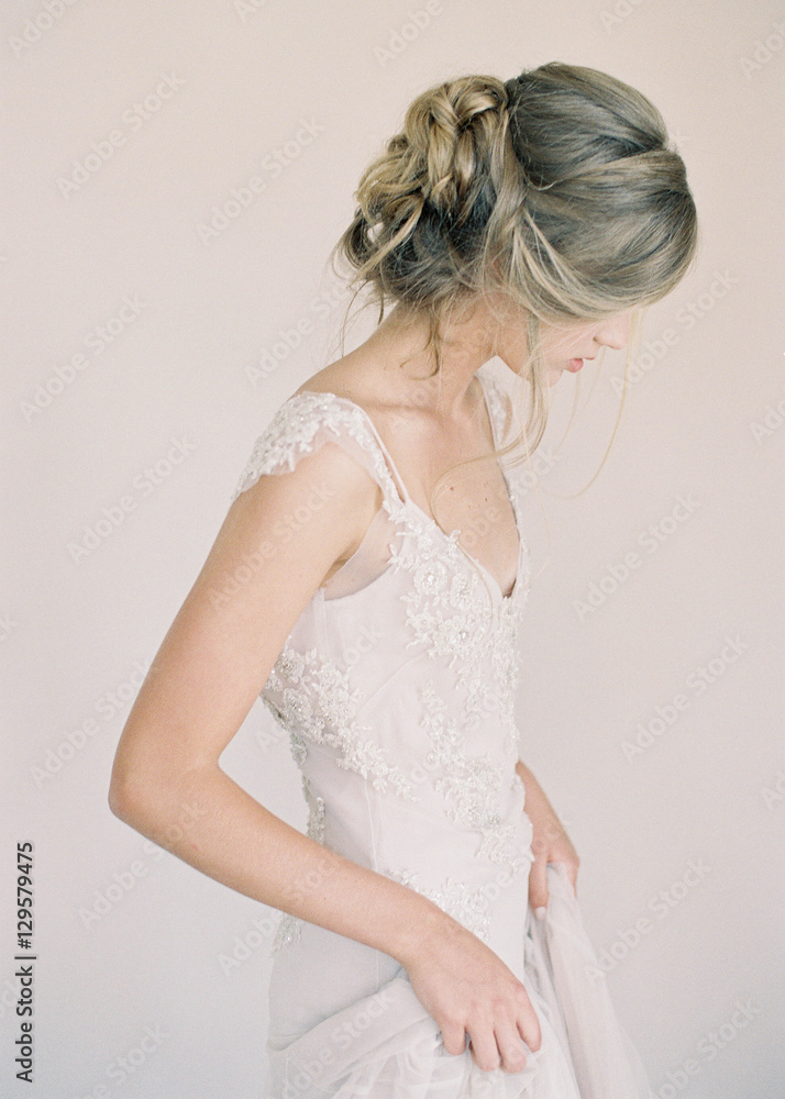 Portrait of bride in bridal wear Portrait of bride in bridal wear