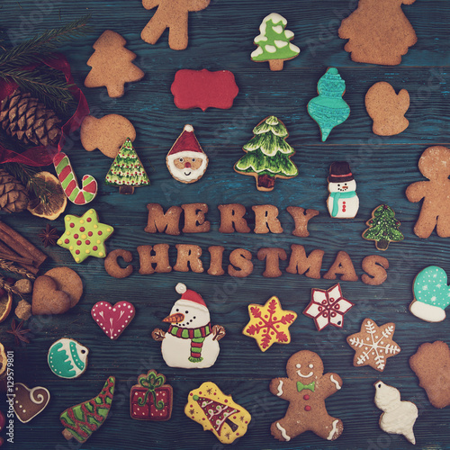 Different ginger cookies