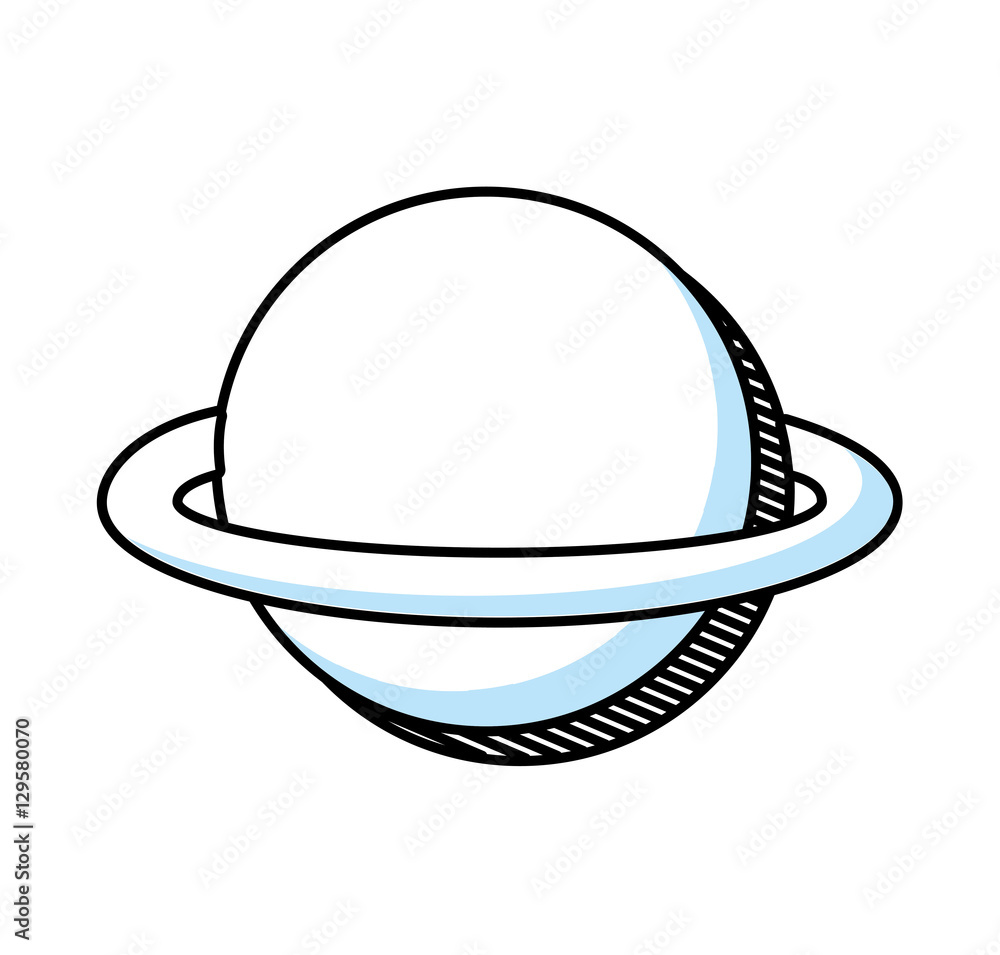 saturn planet isolated icon vector illustration design saturn planet isolated icon vector illustration design