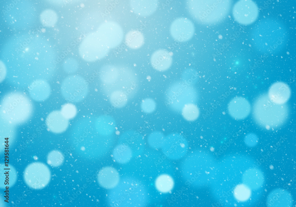 Blue christmas background