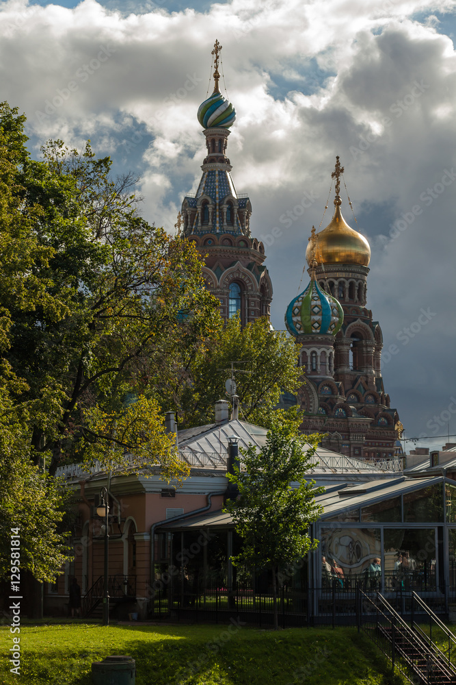   The Orthodox Cathedral before the rain