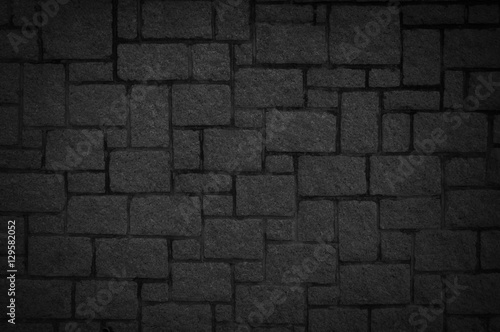 Black Background of stone wall