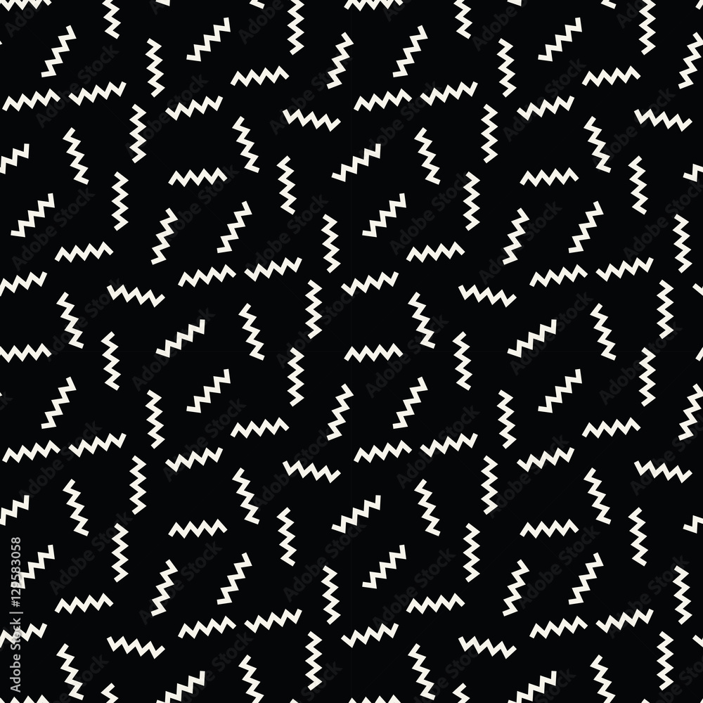 Abstract geometrc black and white deco art memphis fashion pattern Abstract geometrc black and white deco art memphis fashion pattern