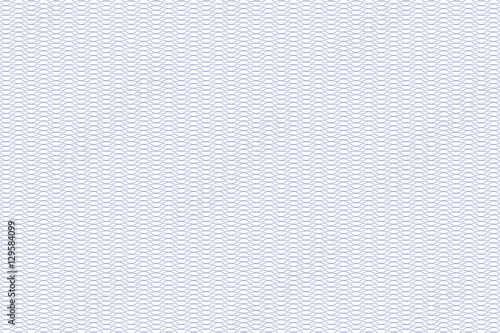 Guilloche seamless background. Monochrome guilloche texture with waves. For certificate, voucher, banknote, money design, currency, note, check, ticket, reward etc.