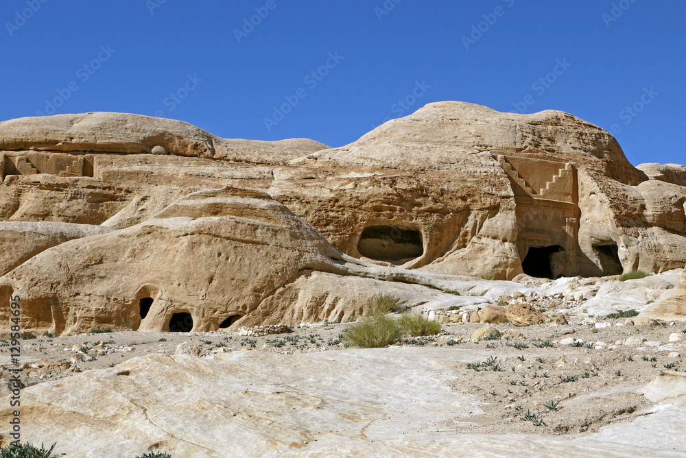 Tombs of Petra, JORDAN. Tombs of Petra, JORDAN.