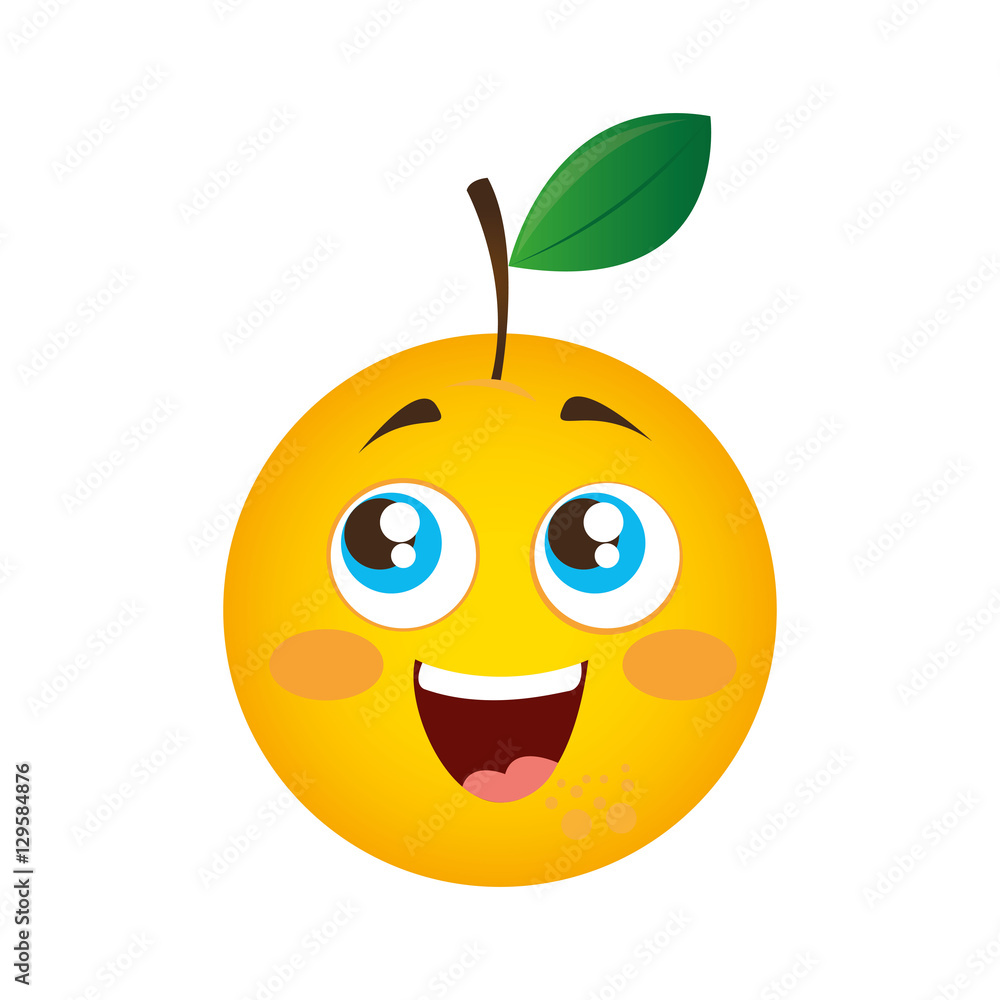 orange fresh fruit icon vector illustration design orange fresh fruit icon vector illustration design