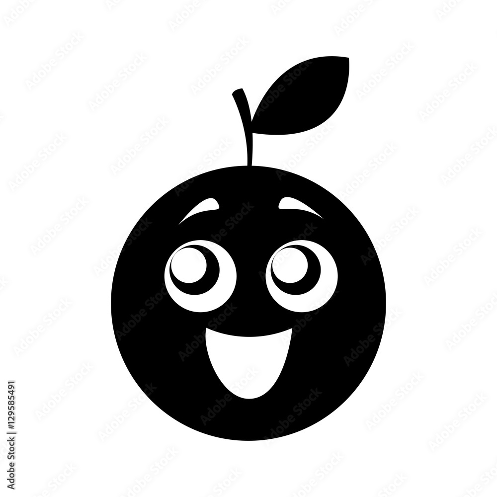 orange fresh fruit icon vector illustration design orange fresh fruit icon vector illustration design