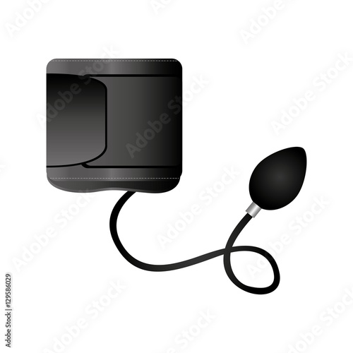 Blood pressure gauge isolated icon vector illustration design