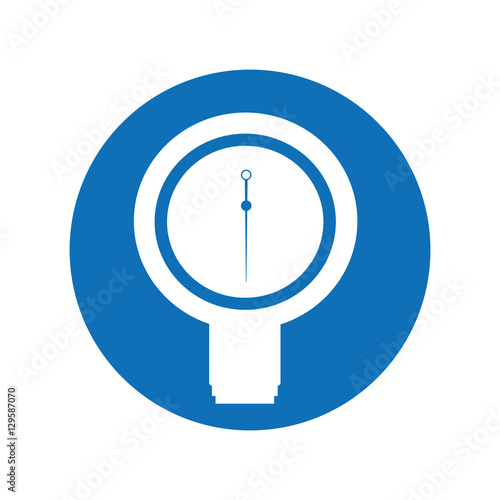 Blood pressure gauge isolated icon vector illustration design