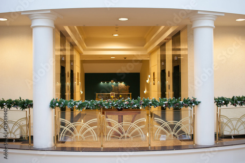 decorated for the christmas season