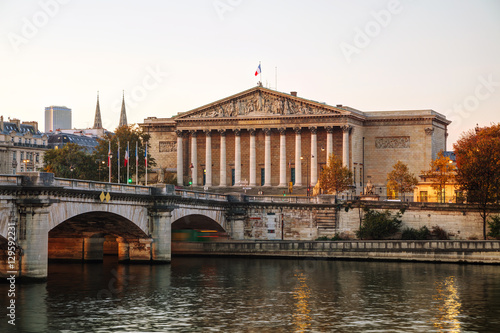 Obraz na płótnie Assemblee Nationale (National Assembly) in Paris, France w salonie