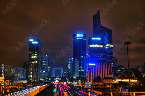 Obraz na płótnie La Defense business district w salonie