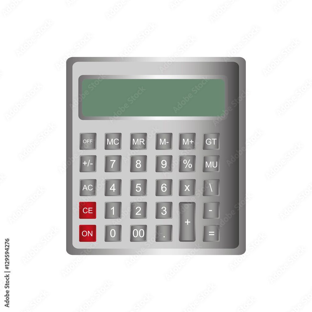 calculator math isolated icon vector illustration design calculator math isolated icon vector illustration design