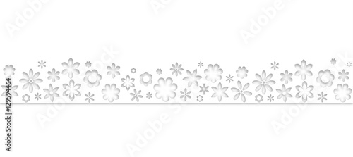 ausgestanzte Blumen 