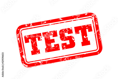 Test rubber stamp vector illustration