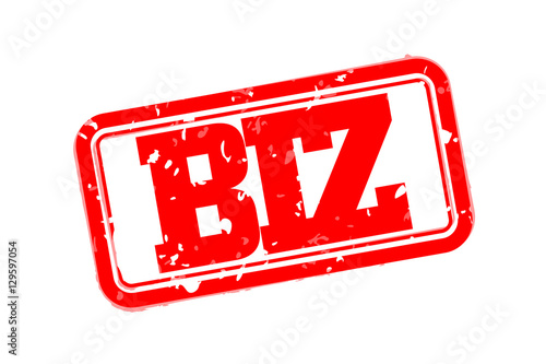 Biz rubber stamp vector illustration