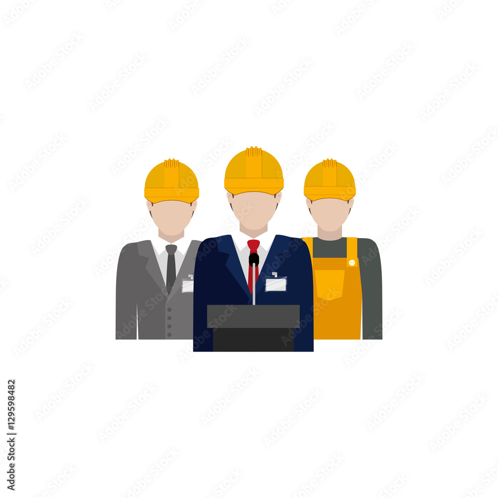 Architect and constructer icon. Construction tool repair work and restoration theme. Isolated design. Vector illustration Architect and constructer icon. Construction tool repair work and restoration theme. Isolated design. Vector illustration