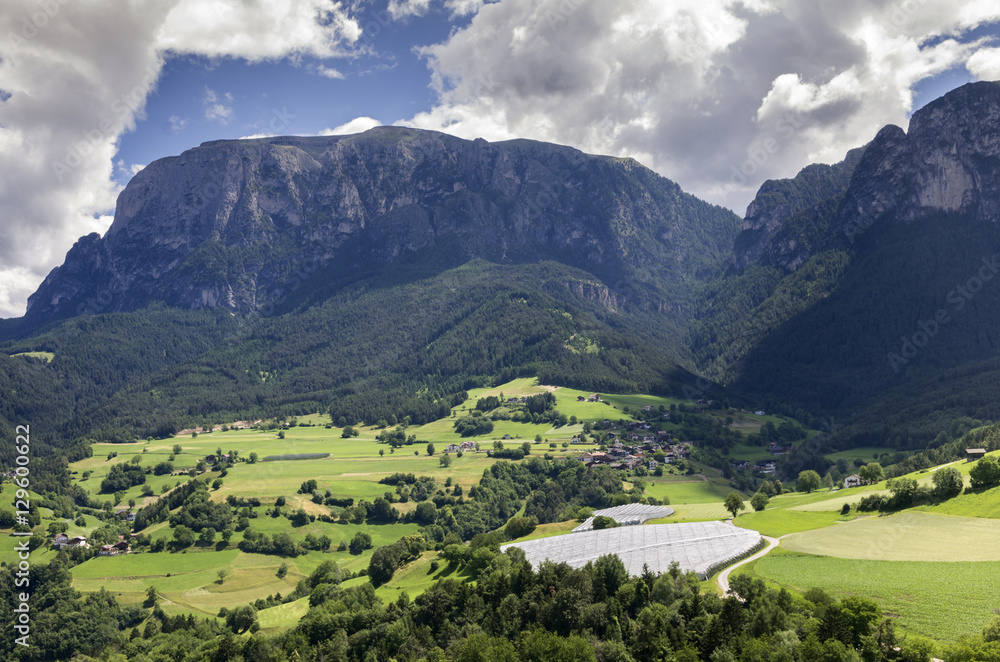 Fototapeta premium View of Sciliar (South Tyrol, Bolzano)
