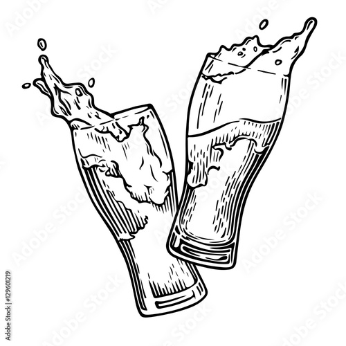 beer splash