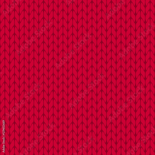 Knitted hot pink background pattern vector isolated