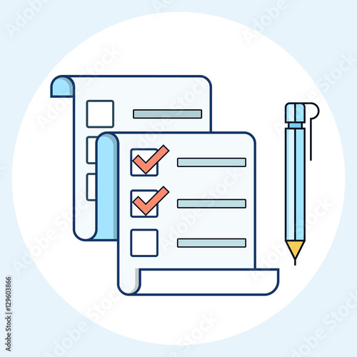 Vector checklist icon