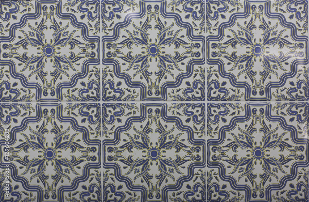 abstract mosaic tiles Portuguese