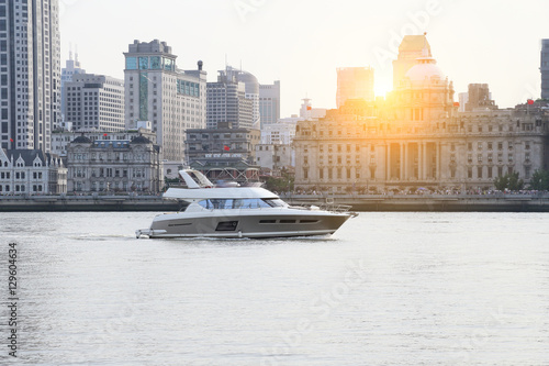 Photography yacht at shanghai