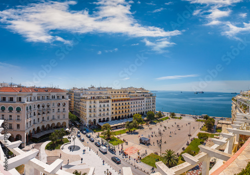 View of Aristotelous square, the heart of Thessaloniki