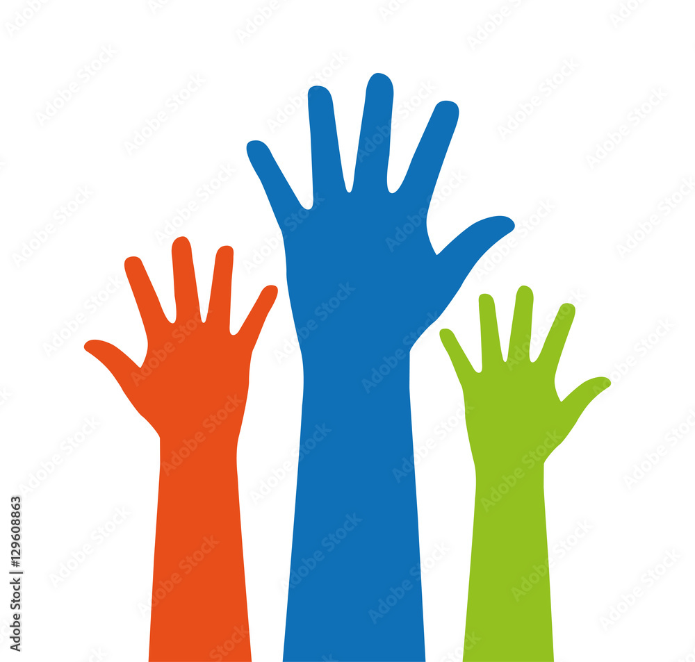 hands human up isolated icon vector illustration design hands human up isolated icon vector illustration design