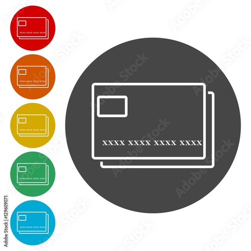 Credit Card Icon, money card icon