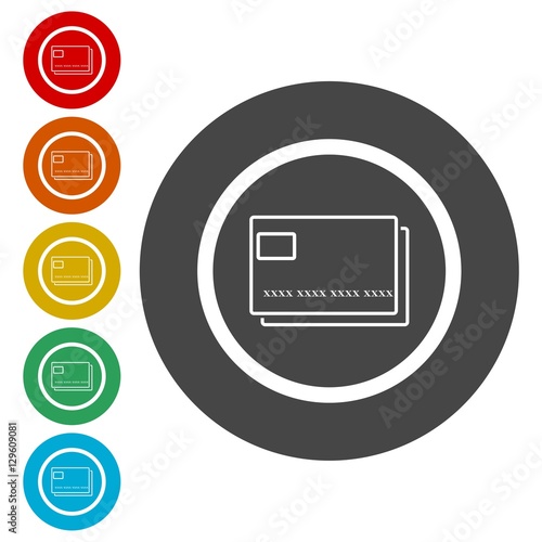 Credit Card Icon, money card icon