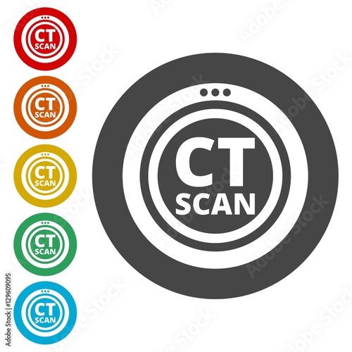CT scan icon, CT scanner