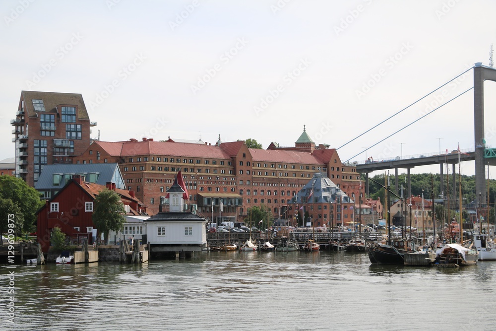 View from Göta Canal to Gothenburg, Sweden Scandinavia View from Göta Canal to Gothenburg, Sweden Scandinavia