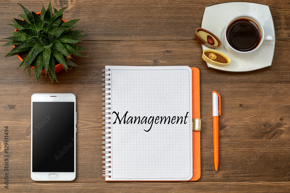 Business accessories on desktop: notebook, diary, fountain pen, Business accessories on desktop: notebook, diary, fountain pen,