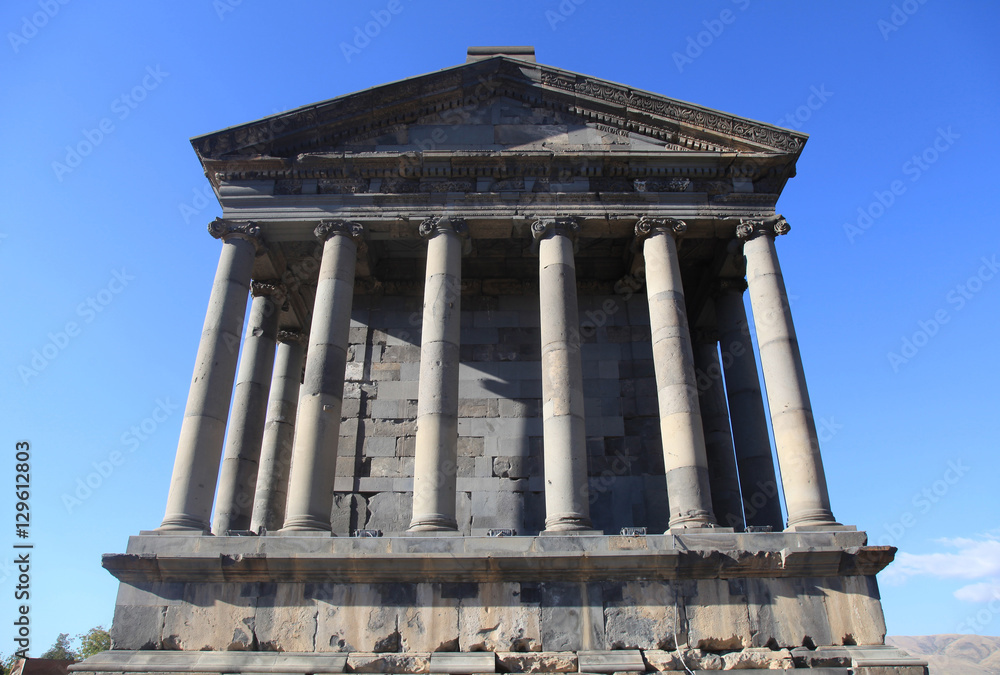 Naklejka premium Ancient Garni Pagan Temple, Armenia