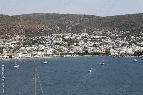 Bodrum Town in Aegean Coast of Mugla, Turkey