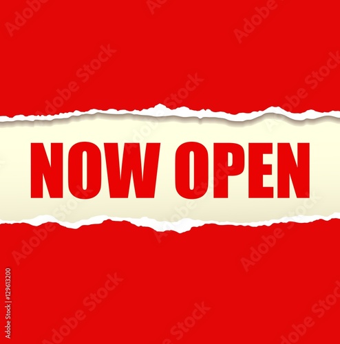Now open