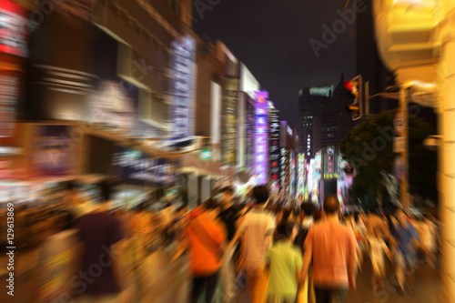 Photography Nanjing Road Street View, Shanghai