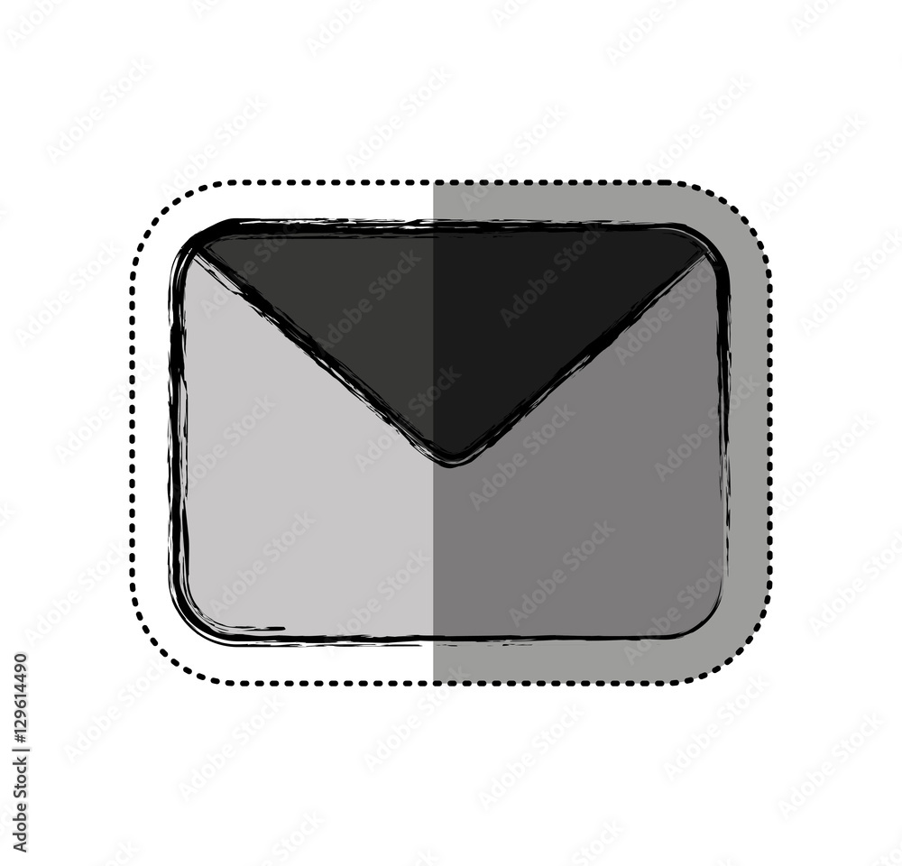 envelope mail flat icon vector illustration design envelope mail flat icon vector illustration design