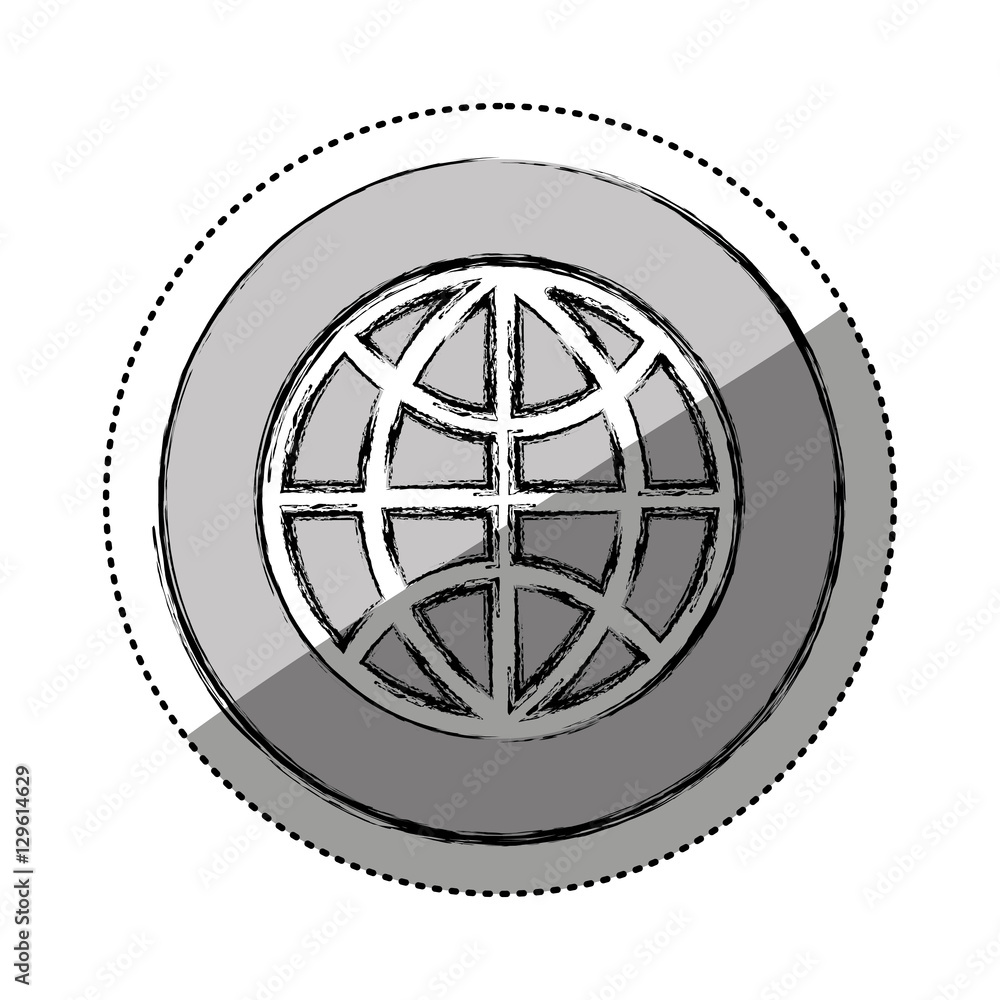 sphere planet isolated icon vector illustration design sphere planet isolated icon vector illustration design