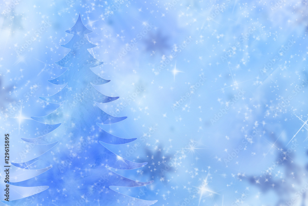 xmas tree. Abstract winter background ( wallpaper )
