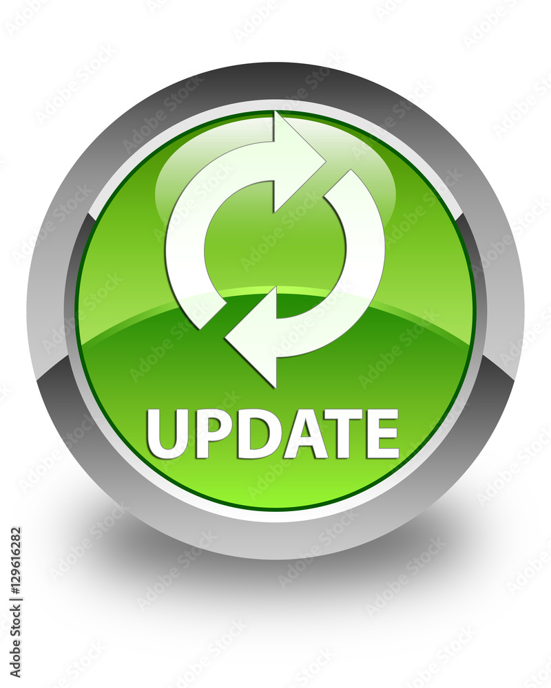 Update glossy green round button Update glossy green round button