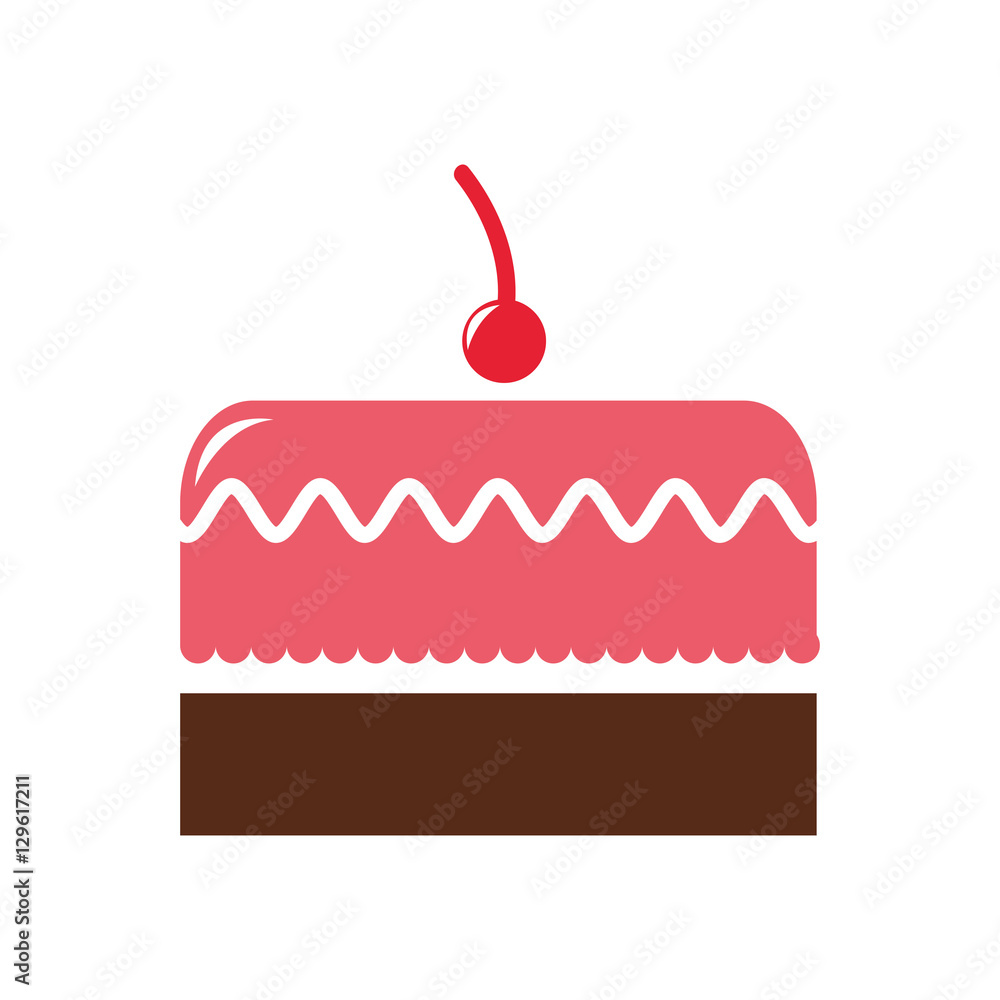 delicious sweet cake icon vector illustration design delicious sweet cake icon vector illustration design