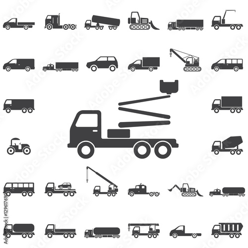 truck crane icon